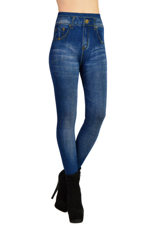 Colanti Blugi Modelatori Albastri