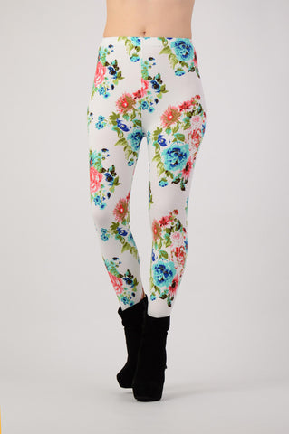 Colanti Bumbac Imprimeu Floral poza 1
